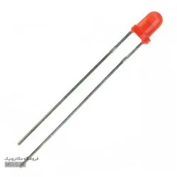 LED مات قرمز 3 میلیمتر