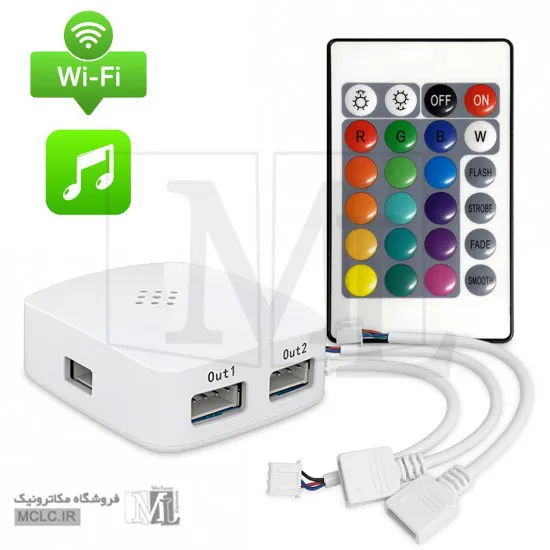 کنترلر هوشمند وای فای ال ای دی RGB LED