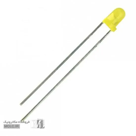 LED مات زرد 3 میلیمتر LED