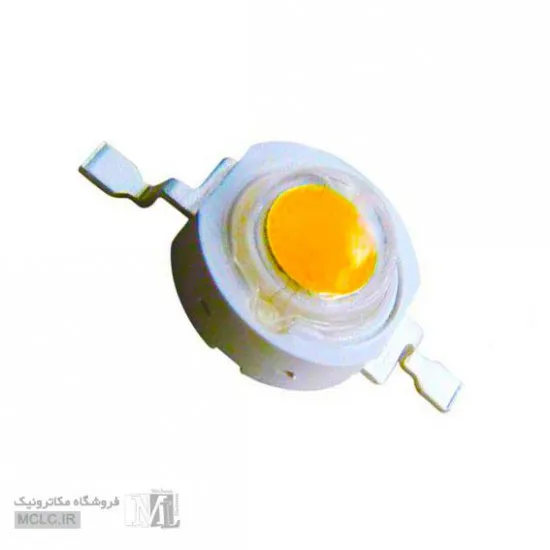 پاور LED مدل HG-5A35MXY-1W عنبر | نارنجی LED