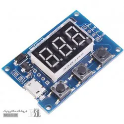 ماژول PWM دو کاناله با نمایشگر مخصوص کنترل دور موتور DC