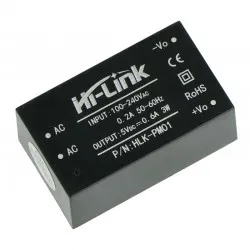 مبدل ولتاژ ایزوله HLK-PM01 AC to DC 5V 600mA