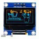 ماژول نمایشگر OLED 64 x 128 زرد و آبی 0.96 اینچ 