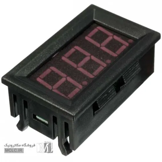 ماژول ولت متر AC دیجیتال 3 رقمی قابدار قرمز ماژول الکترونیکی
