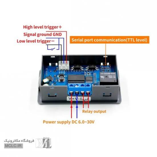 تایمر برنامه پذیر XY-WJ01 ماژول الکترونیکی