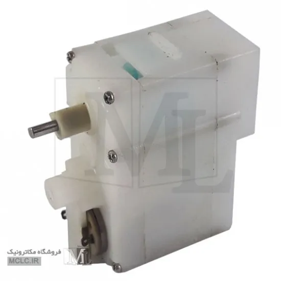 موتور گیربکس پلاستیکی تخت 6V 50RPM موتورهای گیربکس دار