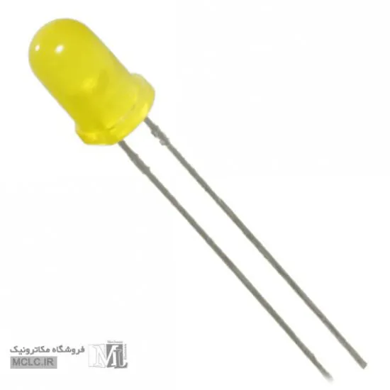 LED مات زرد 5 میلیمتر LED