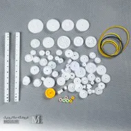 پک 75تایی انواع چرخ دنده