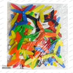 پروانه پلاستیکی چهار پر - بسته 100 عددی