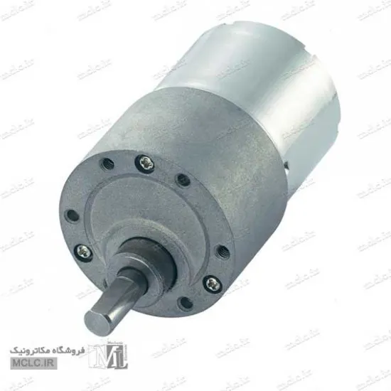 موتور گیربکس 12V 180RPM آموزشی و سرگرمی