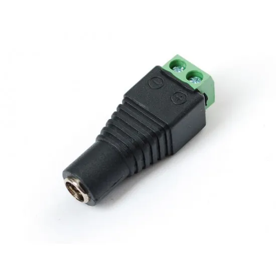 فیش آداپتور ترمینالی مادگی 2.1mm کانکتورها، سوکت ها، ترمینال ها و فیش آلات