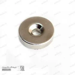 آهنربا استیل | نئودیمیوم رینگی قطر 20