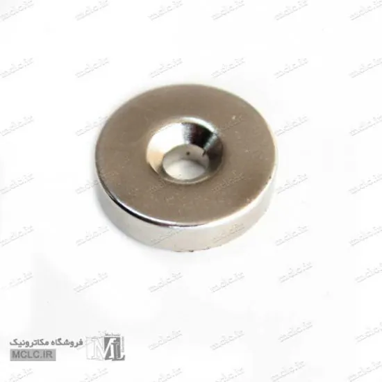 آهنربا استیل | نئودیمیوم رینگی قطر 20 آموزشی و سرگرمی