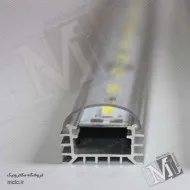 طلق شفاف نیم گرد مخصوص ریل LED خطی
