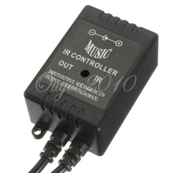 ریموت کنترل موزیکال  LED RGB - مادون قرمز - 20 کلید - درایور 6A LED SMD نواری