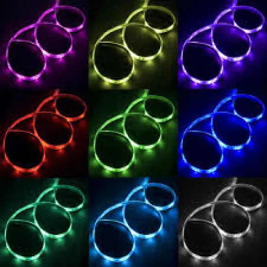LED SMD RGB 5050 60PCS نواری رول 5 متری مرغوب LED