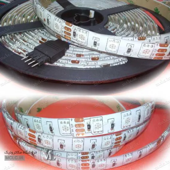 LED SMD RGB 5050 60PCS نواری رول 5 متری مرغوب LED