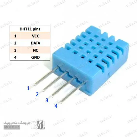 سنسور دما و رطوبت DHT11 ماژول الکترونیکی