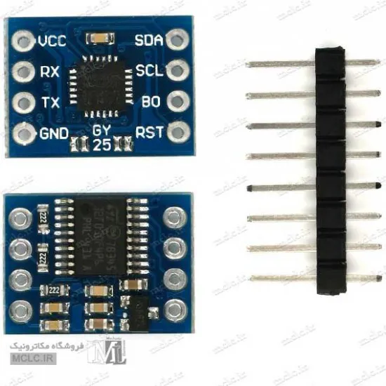 ماژول MPU6050 / GY-25 با فیلتر کالمن و خروجی سریال ماژول الکترونیکی