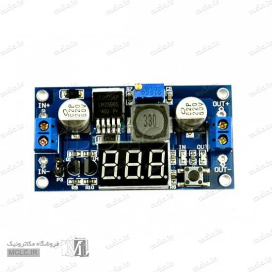 ماژول افزاینده ولتاژ  LM2577 | XL6009 همراه ولت متر منابع تغذیه آداپتور ترانس