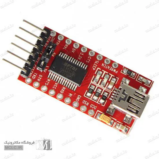 مبدل USB TO TTL FT232RL با کانکتور مینی USB ماژول الکترونیکی