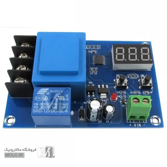 ماژول کنترل شارژ باتری لیتیوم 3.7 الی 120 ولت مدل XH-M602 منابع تغذیه آداپتور ترانس