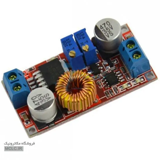 ماژول منبع تغذیه متغیر XL4015 با قابلیت تنظیم جریان و ولتاژ منابع تغذیه آداپتور ترانس