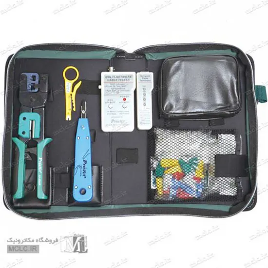 کیف ابزار شبکه پروسکیت 1PK-940E ابزار و تجهیزات الکترونیک
