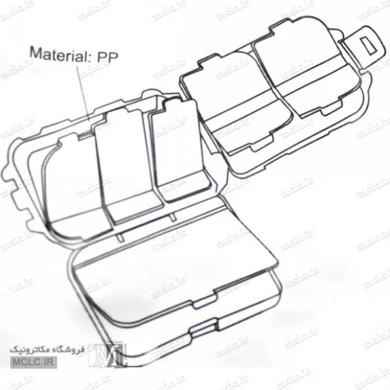 جعبه قطعات پروسکیت SB-1007K تایوانی ابزار و تجهیزات الکترونیک