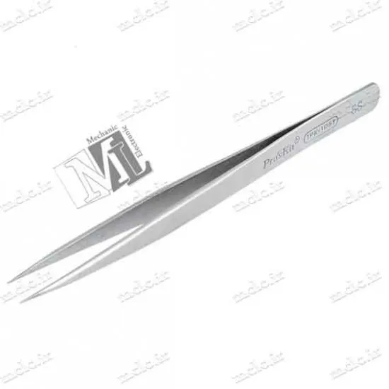پنس استیل نوک تیز پروسکیت 1PK-105T ابزار و تجهیزات الکترونیک