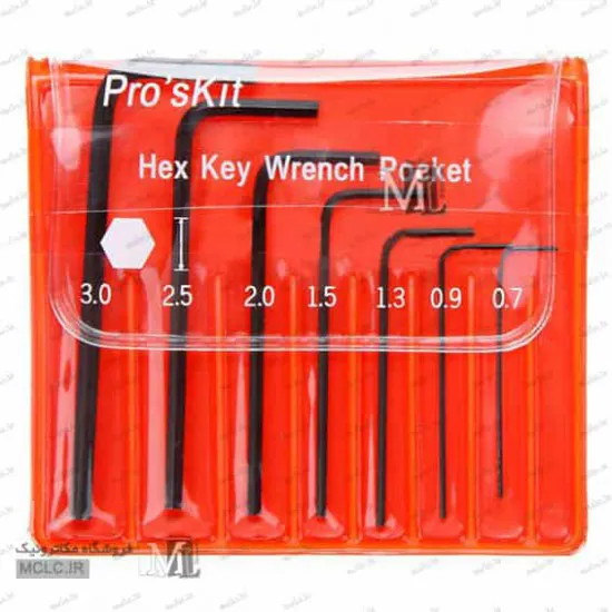 ست آچار آلن الکترونیکی پروسکیت 8PK-022 ابزار و تجهیزات الکترونیک