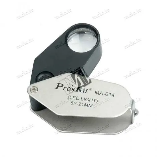 ذره بین تاشو چراغدار پروسکیت MA-014 ابزار و تجهیزات الکترونیک