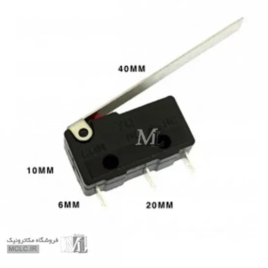 میکروسوییچ اهرمدار - دسته 4cm سوئیچ و باتوم