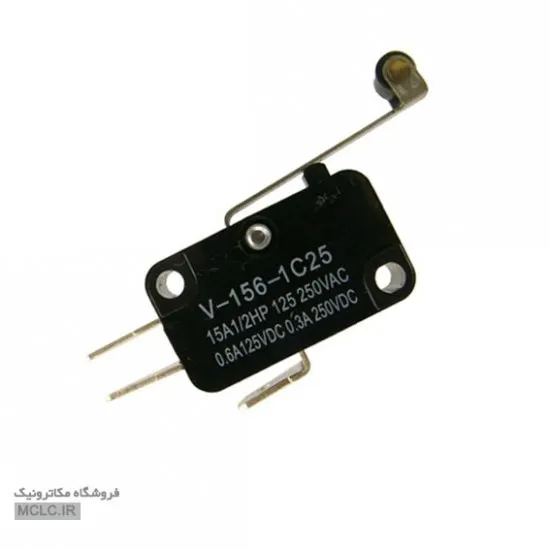  میکروسوییچ غلطک دار V-156 | KW1-103B6.3-7 | KW7-0 کلید سوئیچ باتوم