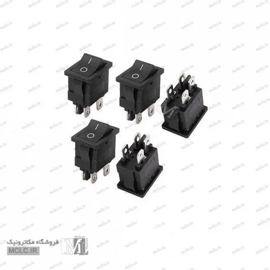 کلید راکر 4 پین سوئیچ و باتوم