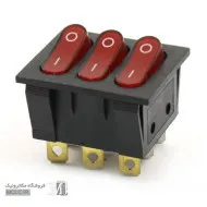 کلید راکر چراغدار 3 پل مرغوب