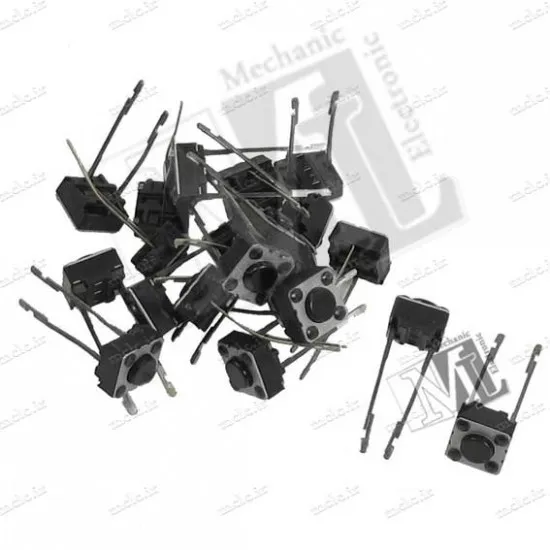 تک سوییچ 2پین 6*6 سایز 4.3 میلیمتر سوئیچ و باتوم