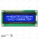 LCD کاراکتری 16*2  آبی با بک لایت 