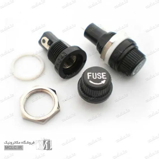 جافیوزی پیچی کوتاه | فیوز شیشه ای 20mm فیوز