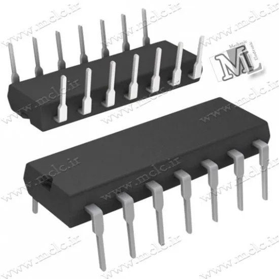 آی سی اپ امپ TL084CN درجه دو مدارات مجتمع / IC