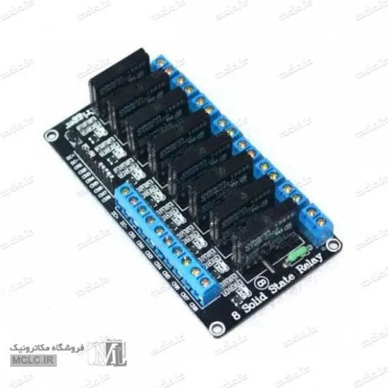 ماژول رله SSR هشت کانال قطعات برق صنعتی