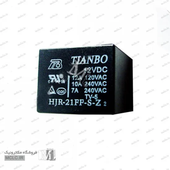 رله HJR-21FF 12V قطعات الکترونیک