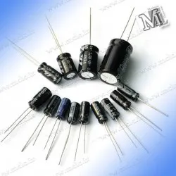 خازن الکترولیت 100uF 25v