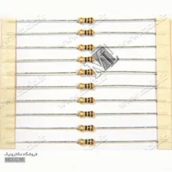 مقاومت 1/4 وات 5% - انتخاب رنج توسط رنگ نوارها