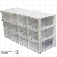 پالت 12 کشوی کریستالی - 3 طبقه - کشو 7 سانتی
