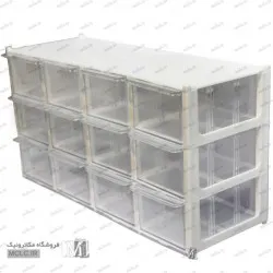 پالت 12 کشوی کریستالی - 3 طبقه - کشو 7 سانتی
