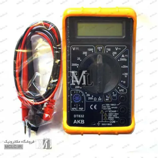مولتی متر دیجیتال DT832 ابزار و تجهیزات الکترونیک