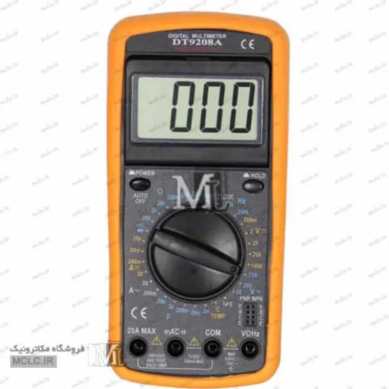 مولتی متر دیجیتال DT9208 ابزار و تجهیزات الکترونیک