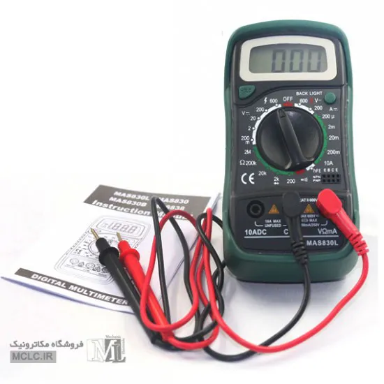 مولتی متر دیجیتال 830L طرح مستک ابزار و تجهیزات الکترونیک