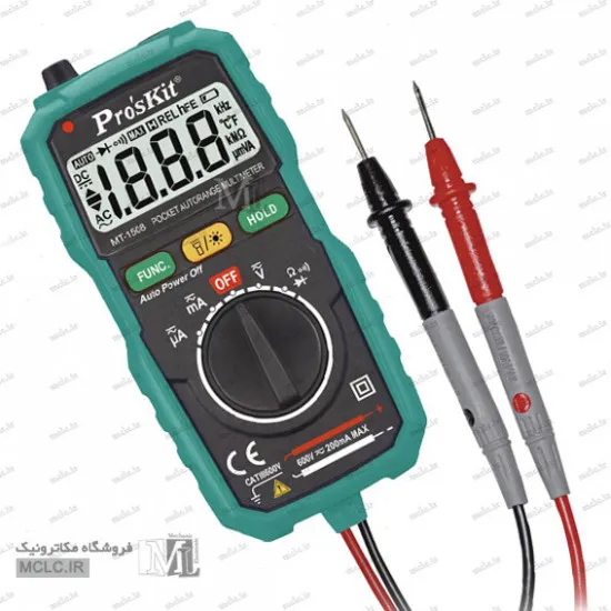 مولتی متر جیبی اتورنج پروسکیت MT-1508 ابزار و تجهیزات الکترونیک